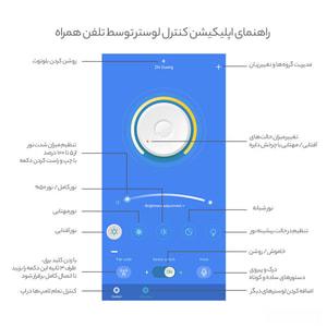 لوستر ام کی لایتینگ مدل آویز مربع RM