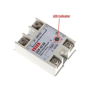 رله حالت جامد 40A تک فاز SSR-40DA