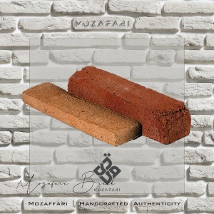 آجر (پلاک) رستیک سنتی شاموتی انگلیسی سه بعدی