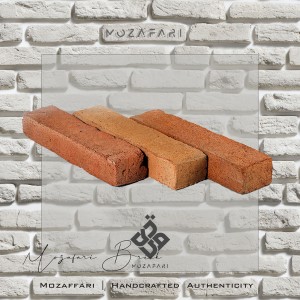 آجر (پلاک) رستیک سنتی شاموتی ضخیم رندوم 5*31*7