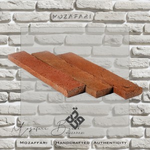 آجر (پلاک) رستیک سنتی شاموتی (تک کد) رندوم 2/5*31*7