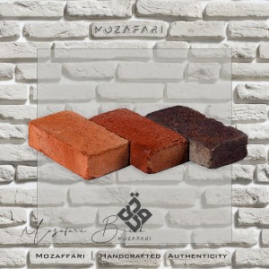 آجر (پلاک) رستیک انگلیسی شاموتی (قزاقی نسوز) رندوم 5*10*20