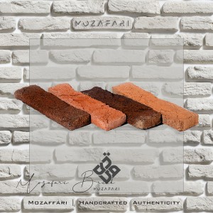 آجر (پلاک) رستیک صخره ای انگلیسی پرتغالی رندوم 2/5*6*24