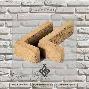 آجر (پلاک) رستیک ال (L) شاموتی 10*5/5*26