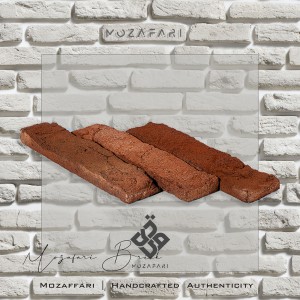 آجر (پلاک) رستیک انگلیسی  صخره ای (رندوم) 2/5*31*7