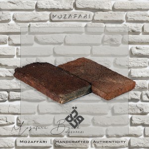 آجر (پلاک) رستیک انگلیسی (تک کد) 2/5*10*20