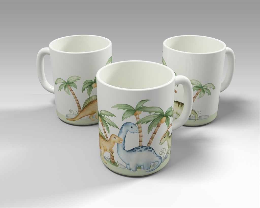 فایل RAR طرح آماده چاپ روی ماگ - طرح دایناسورها