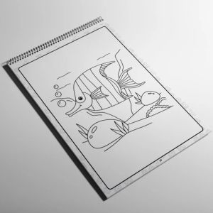 سفارش طراحی رنگ آمیزی حیوانات دریایی - فایل PDF