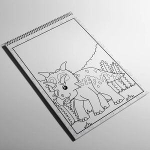 سفارش طراحی رنگ آمیزی دایناسورها - فایل PDF