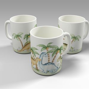 فایل RAR طرح آماده چاپ روی ماگ - طرح دایناسورها