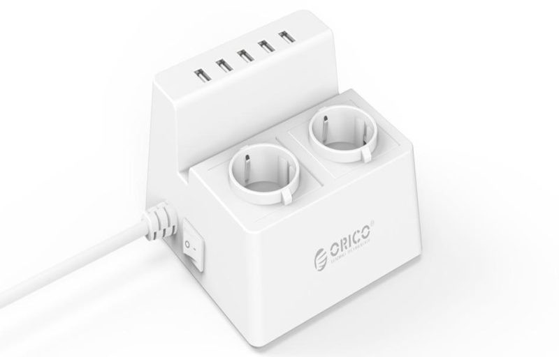 چند راهی برق و  شارژر ORICO-ODC-2A5U-V1