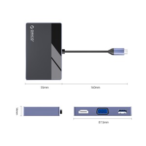 هاب و داک 7 پورت اوریکو | ORICO-DM-7TS