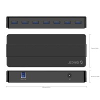 هاب USB 3.0 هفت پورت اوریکو  ORICO-H7928-U3