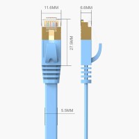 کابل شبکه Cat7 اوریکو 2 متر ORICO-PUG-C7B