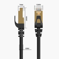 کابل شبکه گرد Cat7 اوریکو مدل ORICO-PUG-C7-50 (5 متر)