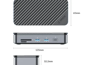 هاب  USB-C اوریکو | مدل DPM2P9-V1
