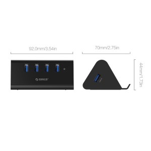 هاب ۴ پورت USB3.0 | استند اوریکو SHC-U3