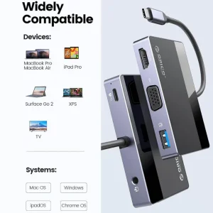 هاب و داک 7 پورت  اوریکو  | ORICO-DM-7TS