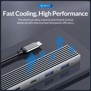 هاب 4 پورت USB-C اوریکو | مدل DHF-2U2C