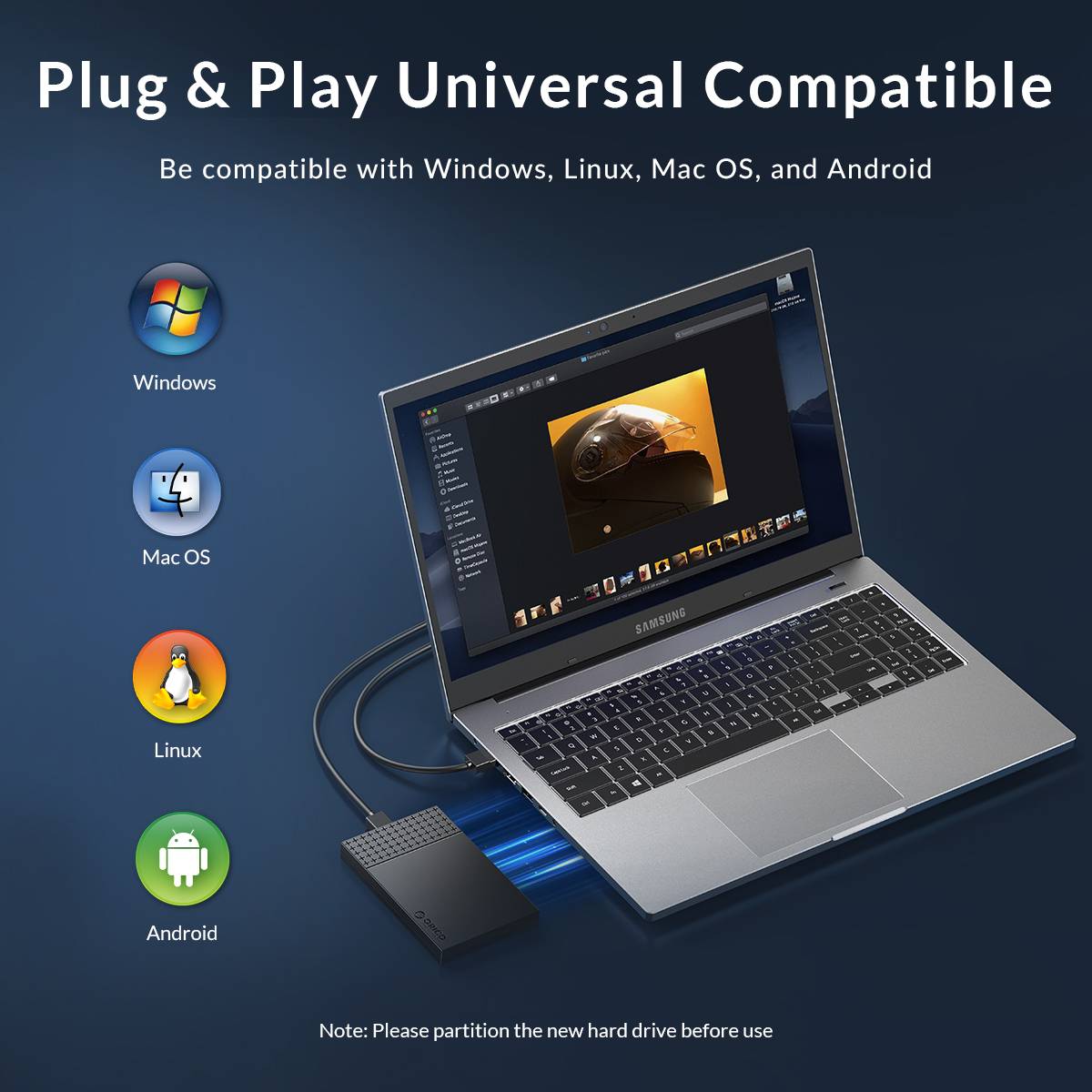 SATA to USB 3.1 Gen1 Type-C