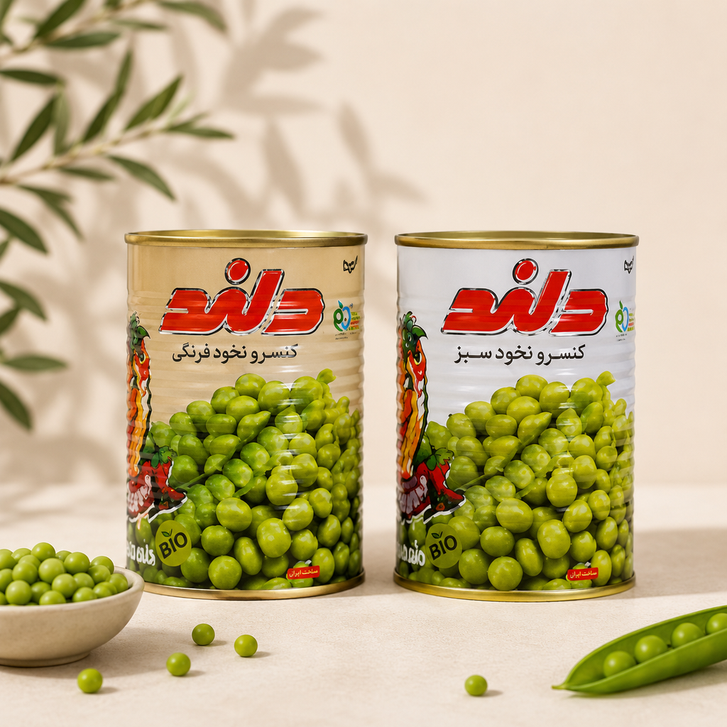 کنسرو نخود سبز دلند - 380 گرم
