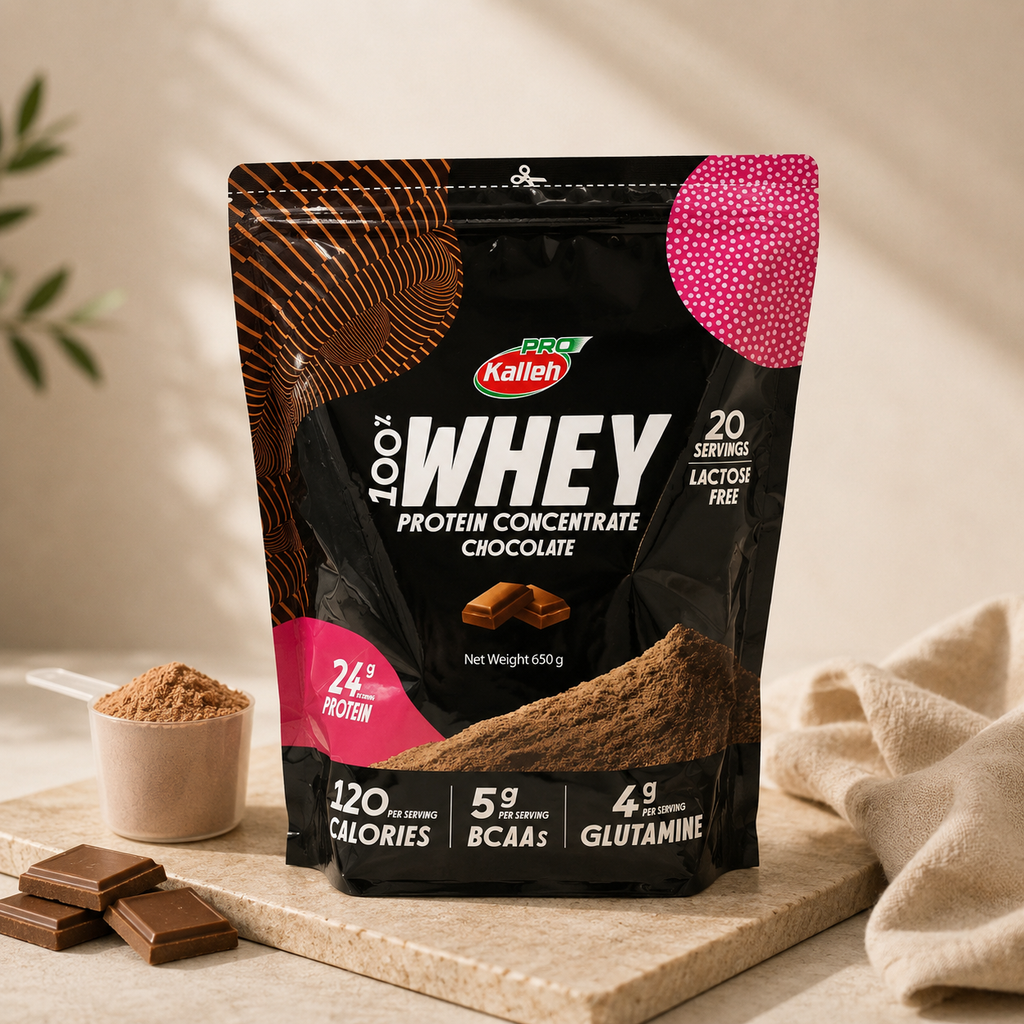 پودر پروتئین وی با طعم شکلات کاله پرو - 650 گرم