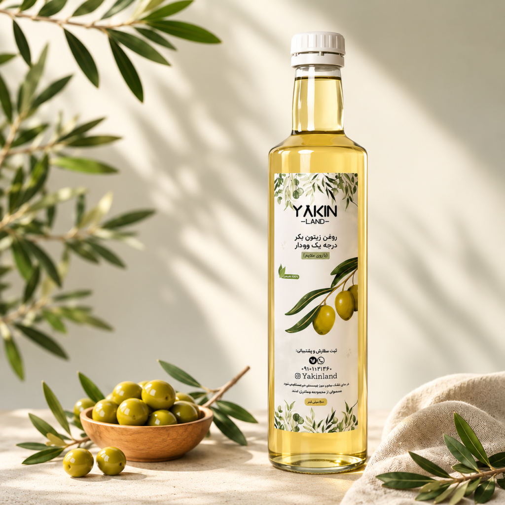 روغن زیتون بی بو بکر یاکین لند - 500 میلی گرم