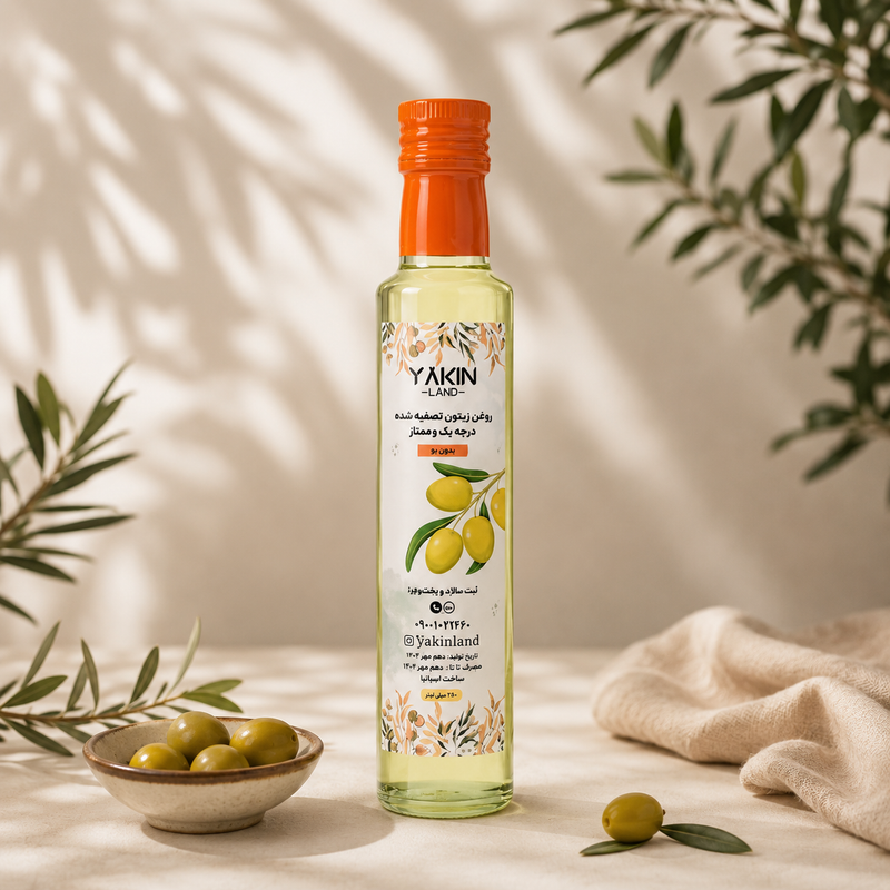 روغن زیتون بی بو بکر یاکین لند