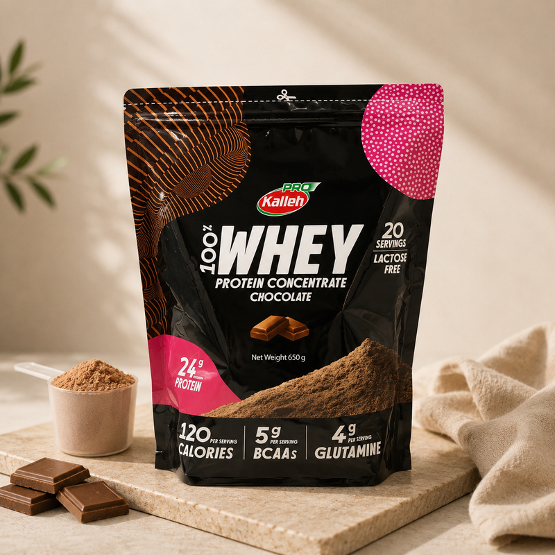 پودر پروتئین وی با طعم شکلات کاله پرو - 650 گرم
