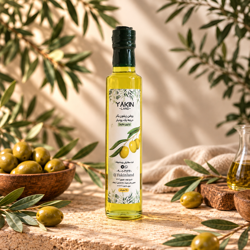 روغن زیتون بکر با بو یاکین لند - 250 میلی لیتر