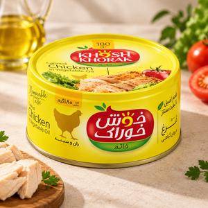 کنسرو مرغ خوش خوراک - 180 گرم