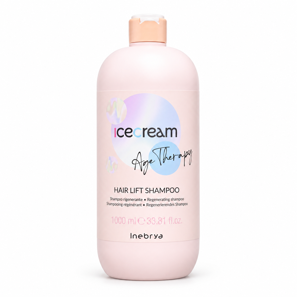 شامپو احیاکننده مو اینبریا مدل Ice Cream Age Therapy Hair Lift حجم 1000 میلیلیتر