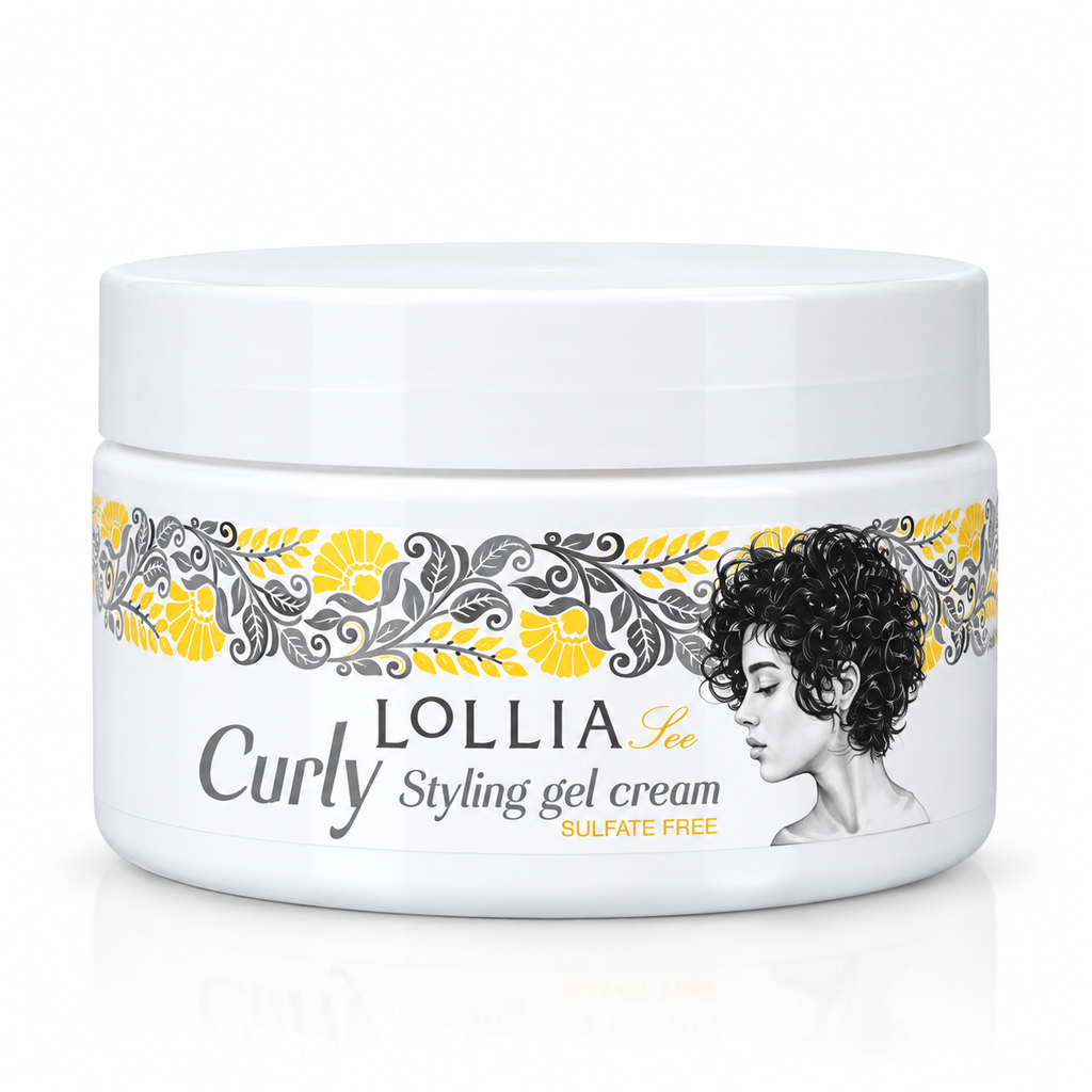 ژل کرم حالتدهنده موهای فر لولیا لی مدل Curly Styling Gel Cream