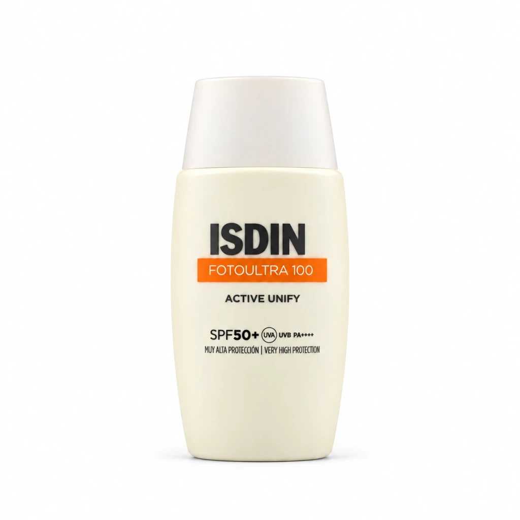 ضدآفتاب ضدلک ایزدین FotoUltra 100 Active Unify SPF50+ حجم 50 میل