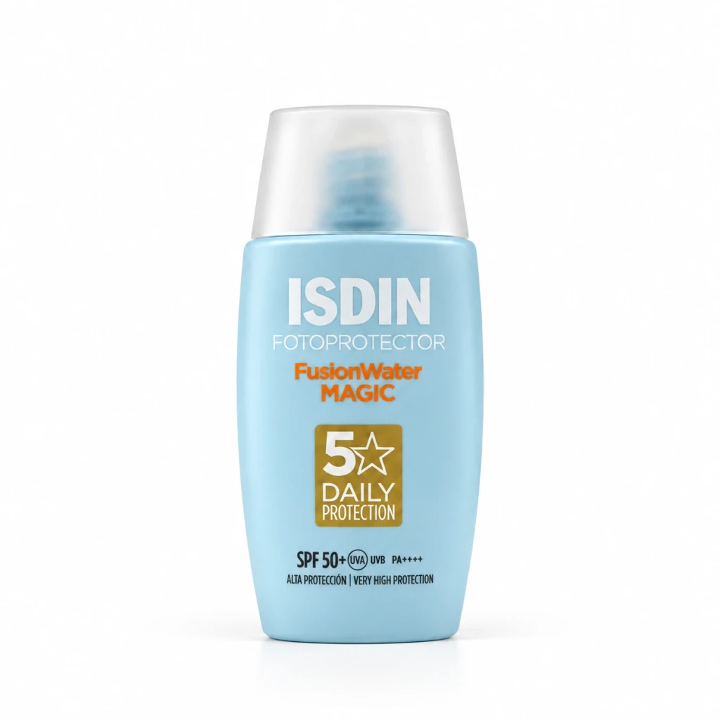 ضدآفتاب فیوژن واتر مجیک ایزدین Fusion Water MAGIC SPF50 حجم 50 میل