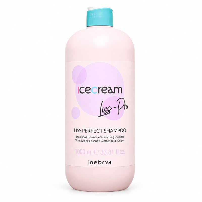 شامپو صاف‌کننده و ضد وز اینبریا مدل Ice Cream Liss-Pro Liss Perfect حجم 1000 میلی‌لیتر