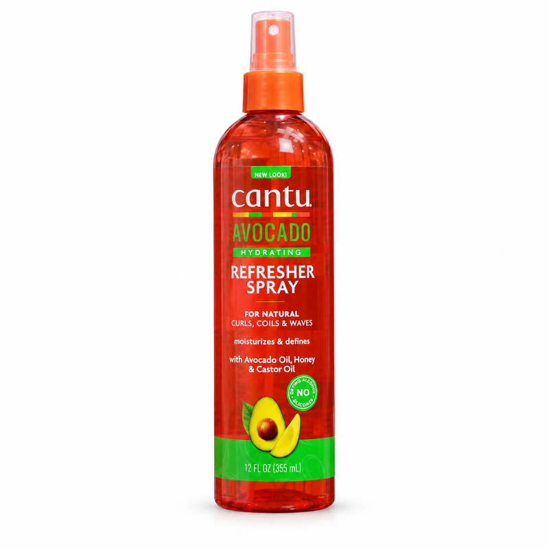 اسپری آبرسان و تازه‌کننده موهای فر کانتو مدل Avocado Hydrating Refresher حجم 355 میلی‌لیتر