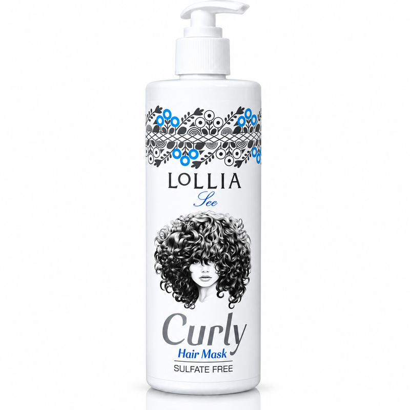 ماسک موهای فر لولیا لی مدل Curly Hair Mask فاقد سولفات