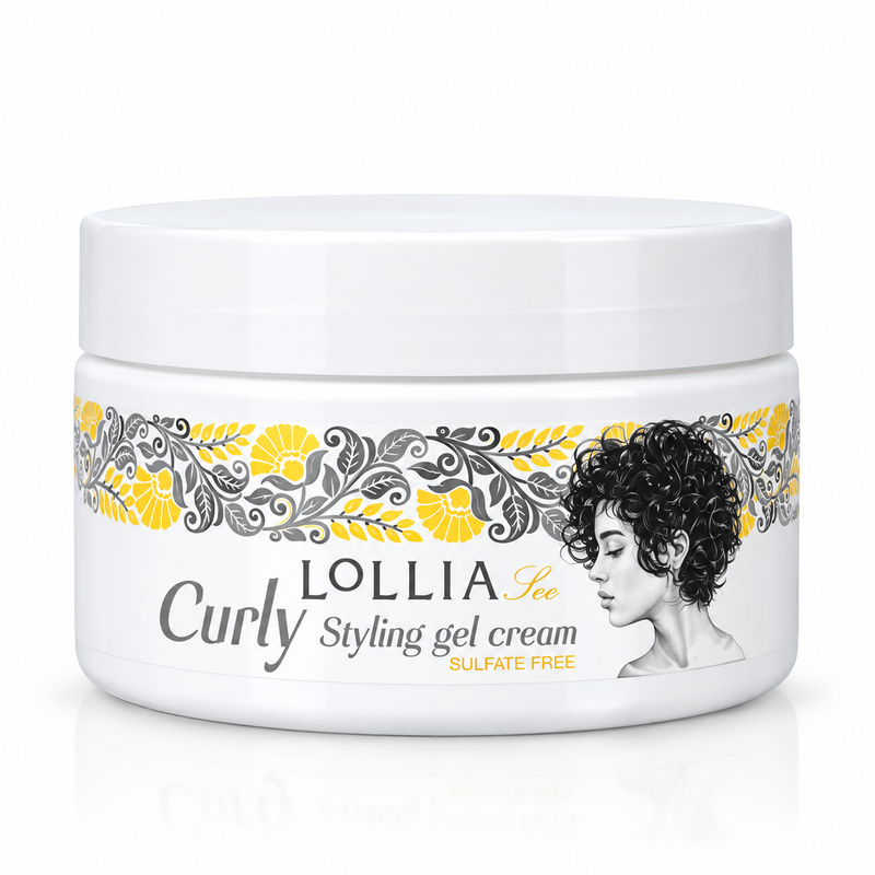 ژل کرم حالت‌دهنده موهای فر لولیا لی مدل Curly Styling Gel Cream