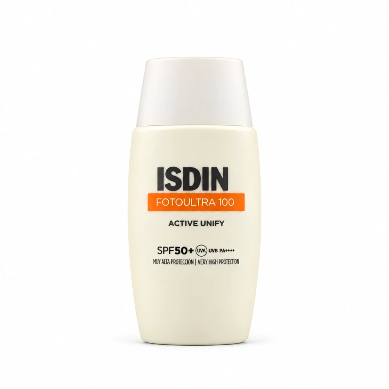ضدآفتاب ضدلک ایزدین FotoUltra 100 Active Unify SPF50+ حجم 50 میل