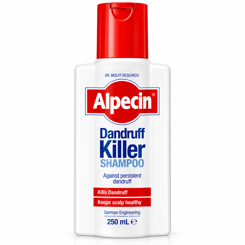 شامپو ضد شوره قوی آلپسین Dandruff Killer حجم 250 میلی‌لیتر