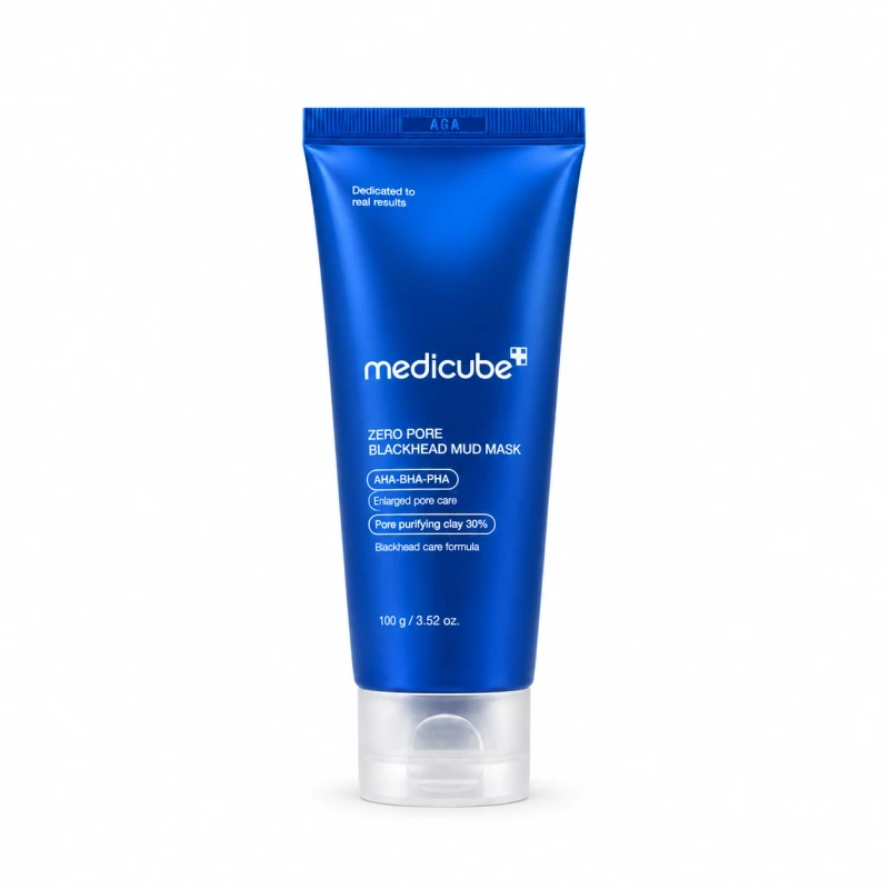 ماسک خاک رس پاک‌کننده منافذ و جوش سرسیاه مدی‌کیوب Zero Pore Blackhead Mud Mask حجم 100 گرم