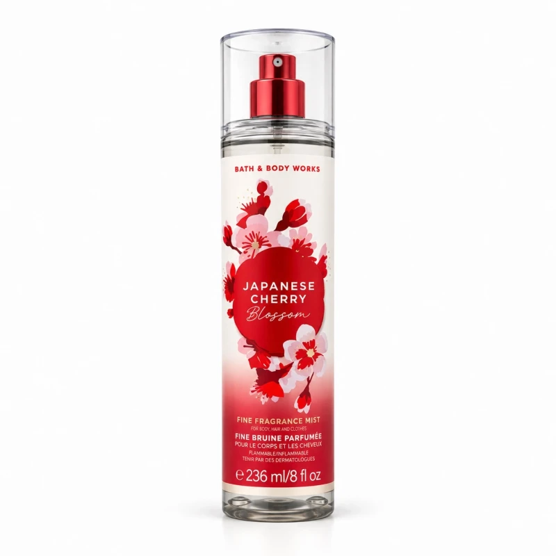 بادی میست زنانه بث اند بادی ورکس Japanese Cherry Blossom حجم 236 میل