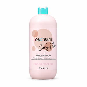 شامپو آبرسان موهای فر اینبریا مدل Ice Cream Curly Plus Curl حجم 1000 میلی‌لیتر