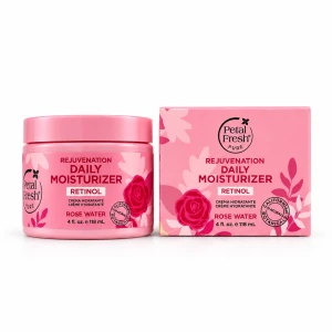 کرم مرطوب‌کننده رتینول پتال فرش Rejuvenation Daily Moisturizer حاوی گلاب حجم 118 میل