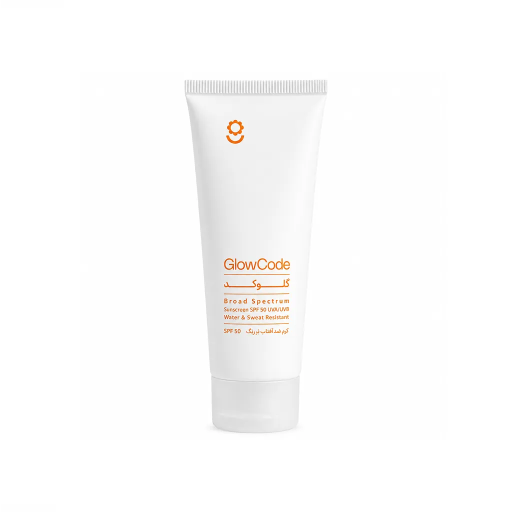 کرم ضد آفتاب SPF50 بی رنگ گلوکد