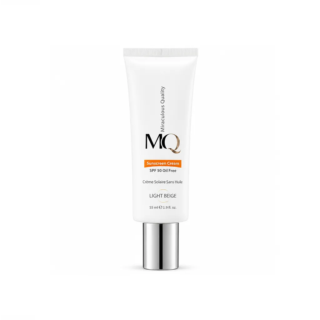 کرم ضد آفتاب بدون چربی natural beige MQ