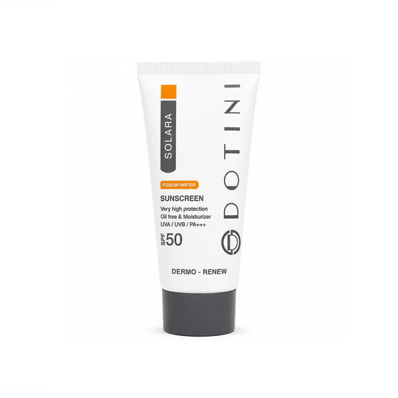 کرم ضد آفتاب دوتینی فیوژن واتر با SPF50 بی رنگ مناسب انواع پوست