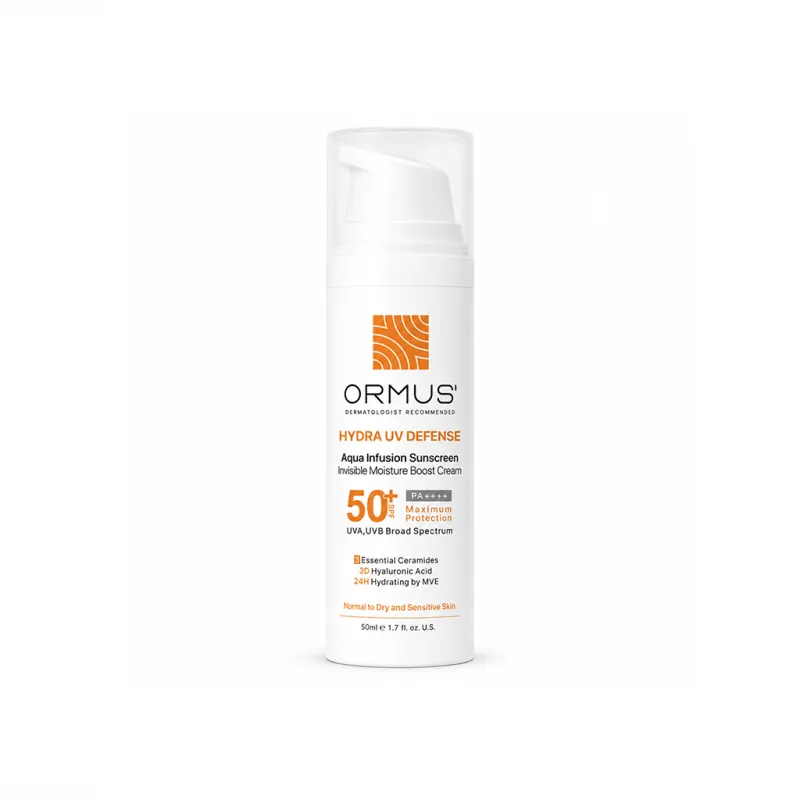 کرم ضد آفتاب اورموس SPF50 پوست نرمال تا خشک و حساس