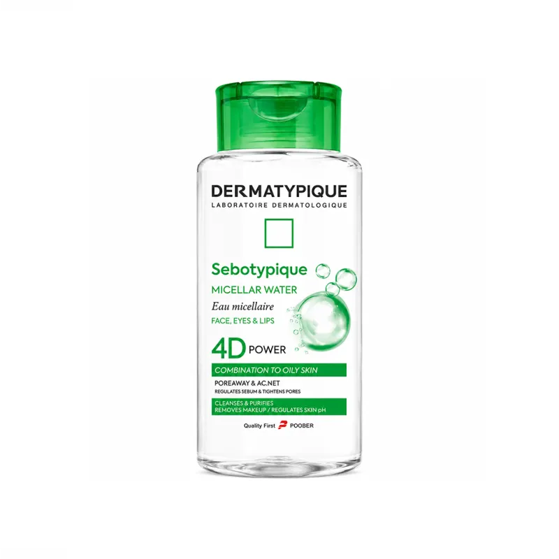 میسلار واتر درماتیپیک Sebotypique حاوی PoreAway و AC.NET مناسب پوست مختلط تا چرب